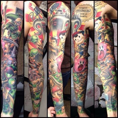 Video Game Tattoos For Men Gamer Tattoo Ideas For Guys