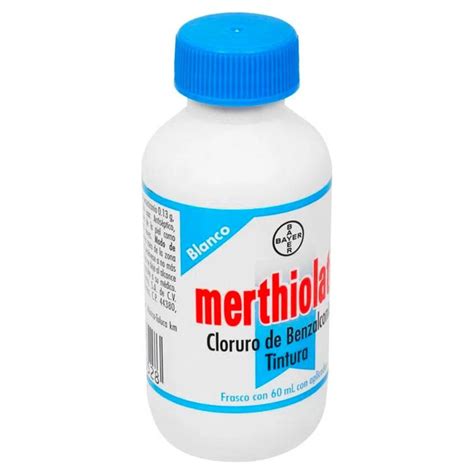 Antiséptico Merthiolate Blanco 60 Ml