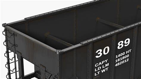 3d Railroad Quad Hopper Turbosquid 2152620