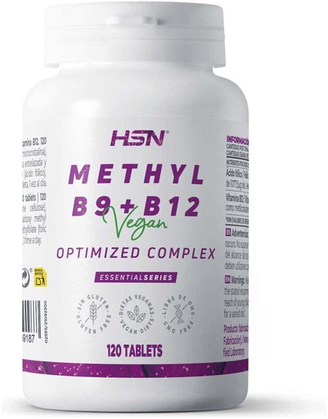 Vitamina Metil Complex B9 B12 120 Tabletas 12 64