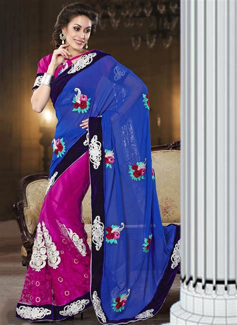 Pink And Purple Exclusive Saree Designs Missy Lovesx3