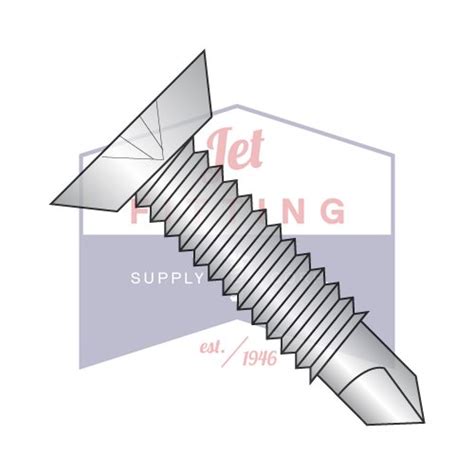 10 24 X 1 Self Drilling Screws Machine Screw Thread Phillips Flat Undercut Head 410