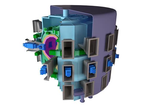 Tokamak Fusion Reactor 3D Model $35 - .fbx .max .obj - Free3D