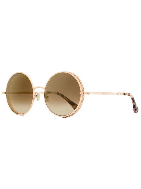 Jimmy Choo Round Sunglasses Goldy S Ddbjl Gold Copper 56mm