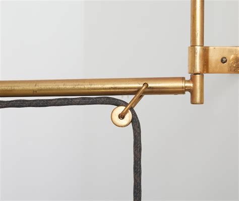 Brass Wall Lamp Model By Gaetano Scolari For Stilnovo For