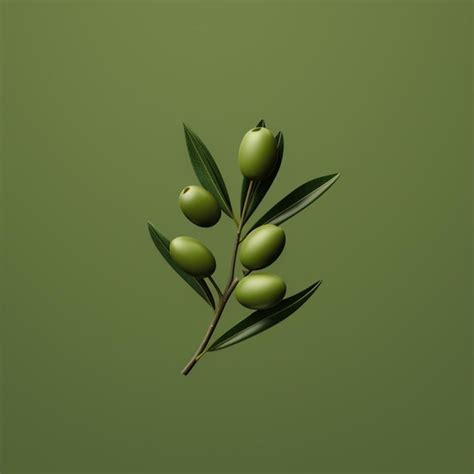 Premium Photo Olive Minimalist Wallpaper High Quality 4k Hdr