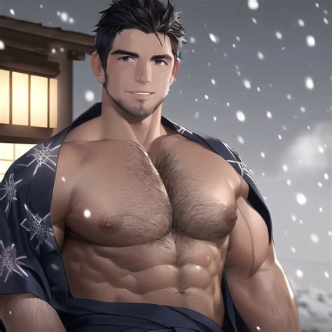 AIGIF On Twitter Snow AIart Gay Bara NovelAI