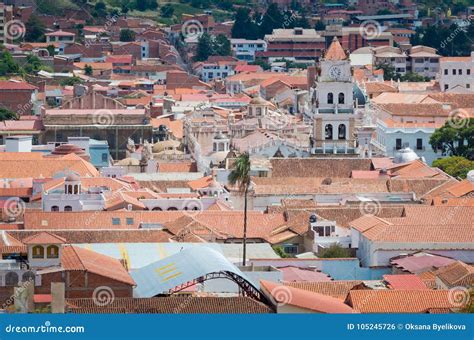 Street In Sucre Capital Of Bolivia Editorial Photo Image Of