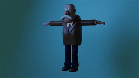 old man character design on Behance