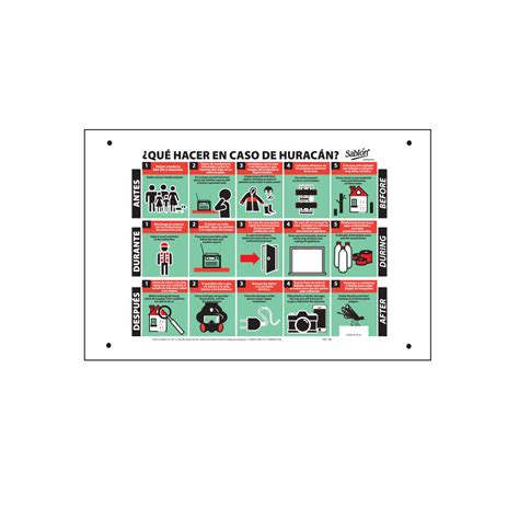 Qué hacer en caso de huracán Señalización Cooking Company
