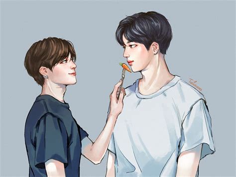 Jinmin Fanart Yoonjin Jimin Namjin