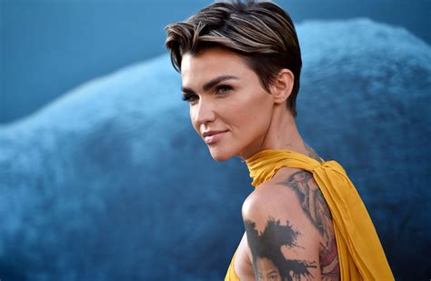 Download Short Hair Actress Model Australian Tattoo Celebrity Ruby Rose