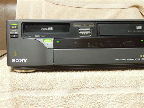 Yahoo オークション Sony Hi8 Vhsビデオデッキ Wv H2 動作美品