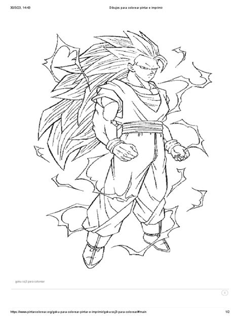 Desenho De Super Sayajin 2 Para Colorir Desenhos Para Colorir E