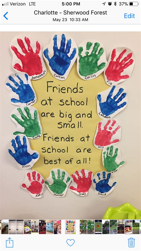 Pin By Velma Camacho On Back To School Friendship Preschool Crafts