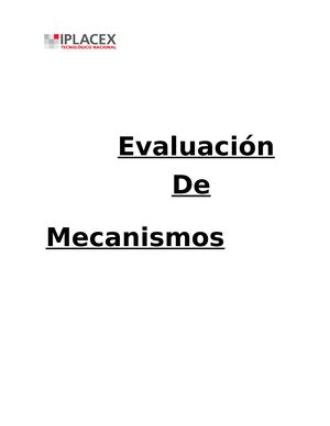 Evaluacion Mecanismo Evaluaci N I Competencia Asociada