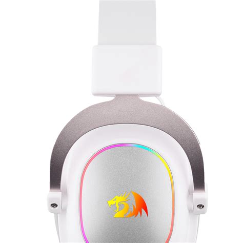 H510 Zeus X Rgb White Wired Gaming Headset Redragonshop