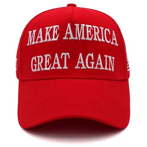 U S Election Trump Maga Red Hat Baseball Cap Make America