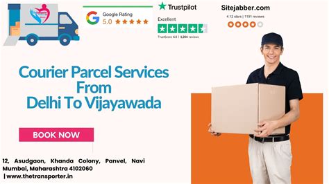 Luggage Transport And Parcel Cost From Delhi To Vijayawada Thetransporter