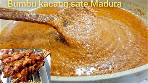 Asli Resep Pedagang Bumbu Sate Madura YouTube