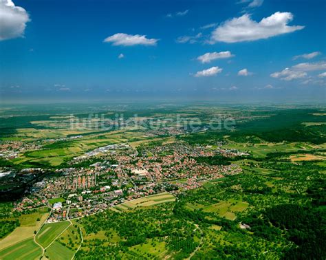 M Ssingen Von Oben Stadtrand Mit Landwirtschaftlichen Feldern In