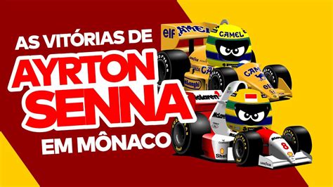 As vitórias de Ayrton Senna em Mônaco YouTube