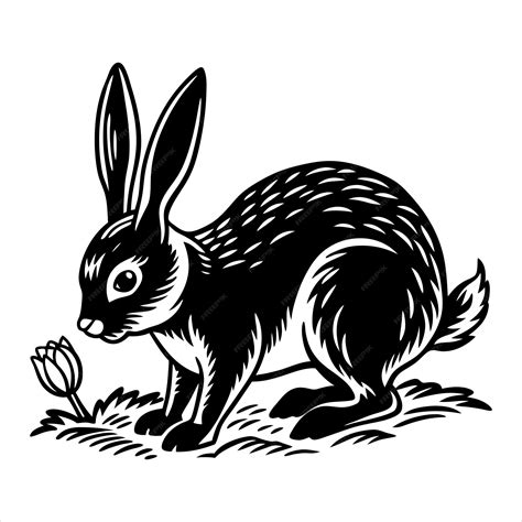 Rabbit Hopping Svg Premium Ai Generated Vector