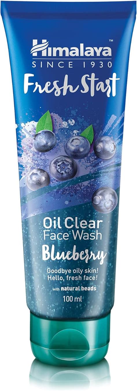 Himalaya Fresh Start Oil Clear Blueberry Face Wash Cleanses Dirt