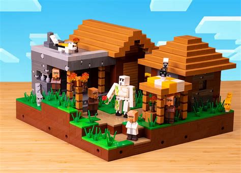 Custom LEGO Minecraft Village : lego_minecraft