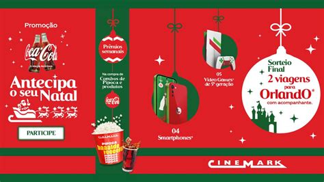 Promoção Coca Cola Cinemark Antecipa O Seu Natal Como Cadastrar