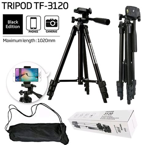 Штатив для фотоаппарата трипод 3120A + чехол Чёрный - Aveopt - оптова ...