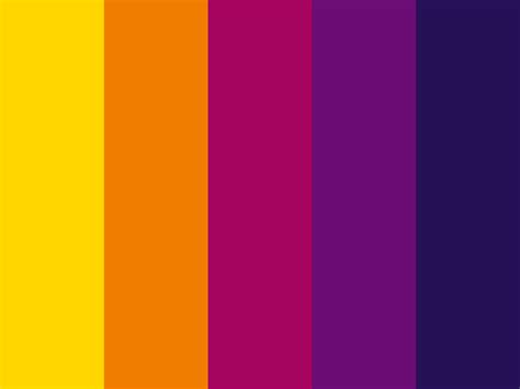 Orange And Purple Color Palette