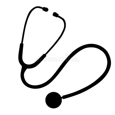 Stethoscope Vector Eps, Hand Drawn, Vector, Eps, Logo, Icon, Silhouette Illustration by ...