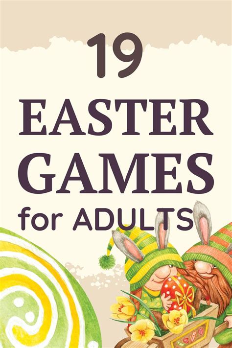 19 Fun Easter Games For Adults And Teens Artofit