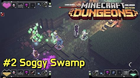 Minecraft Dungeons Players Corrupted Cauldron In Soggy Swamp