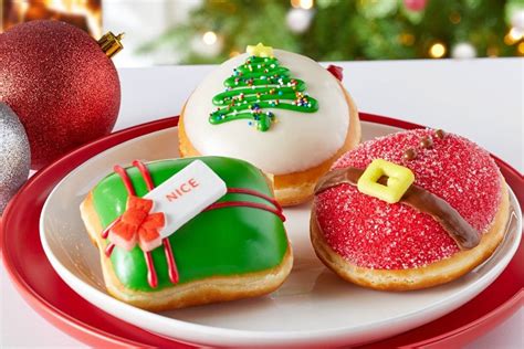 Krispy Kreme JUST Revealed Its Lineup Of Christmas Doughnuts Holiday