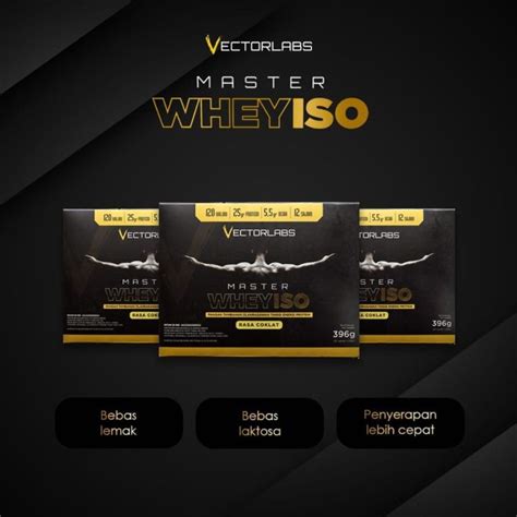 Vectorlabs Master Whey Iso Isi Sachet Isolate Protein Lazada Indonesia