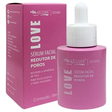 Sérum Facial Redutor de Poros Max Love Virtual Make Fornecedora de