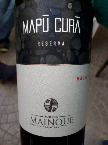 Bodega Mainque Map Cur Reserva Malbec Vivino Us