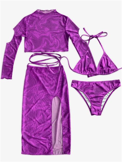 New Arrivals Swimwear Sexy Hollow Out Swimsuit Cover Up Dress Bikini Set For Women