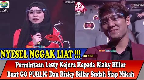 Permintaan Lesty Kejora Kepada Rizky Billar Buat Go Public Dan Rizky