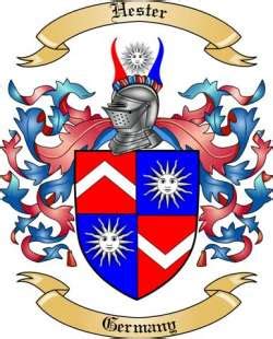 Hester Family Crest – Heraldic Jewelry