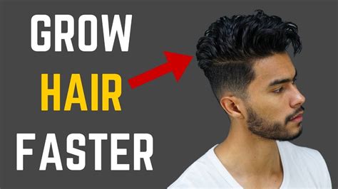 How To Make Your Hair Grow Faster And Longer In Minutes For Guys