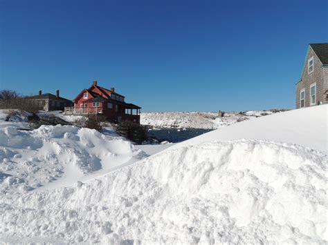 Winter On Monhegan Monhegan Commons