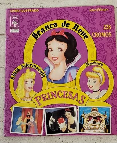 Lbum De Figurinhas Princesas Disney Ed Abril Completo Mercadolivre