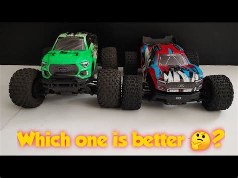 Arrma Granite BLX Compared To Arrma Vorteks BLX YouTube