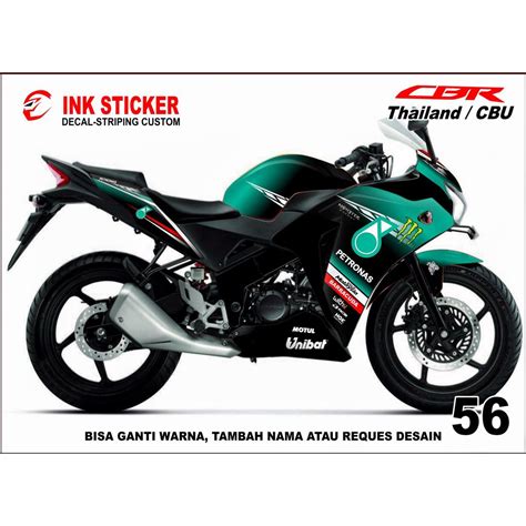 Jual Sticker Decal CBR THAILAND CBR CBU 150R 250R 56 Fullbody