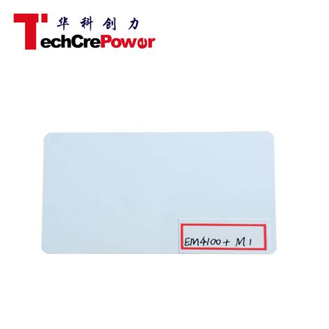 High Quality Em M Dual Frequency Rfid Thin Card China Em M