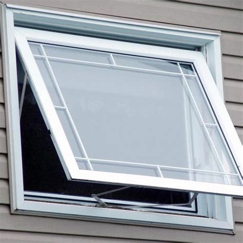 Tilt Square UPVC Top Hung Window Glass Thickness 3 6 Mm At Rs 330