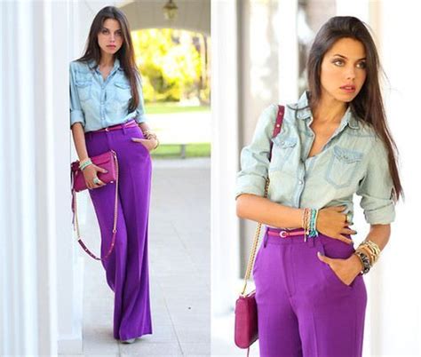 Collection 100 Images What Color Pants To Wear With Purple Shirt Latest